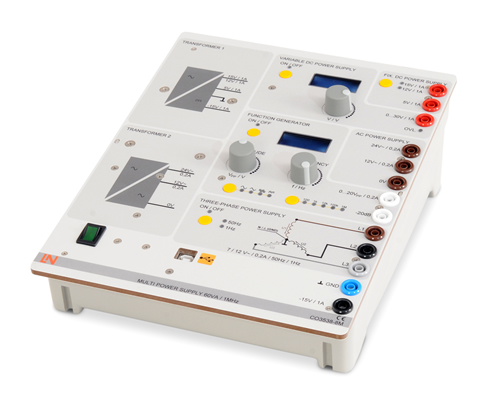 EloTrain power supplies EloTrain power supplies Multi-functional, compact power supply plus function generator and three-phase supply for all basic and advanced experiments in the areas of