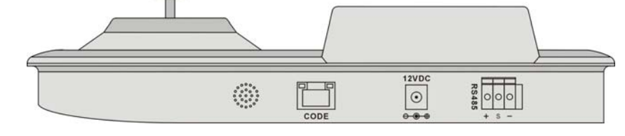 DANE TECHNICZNE 3.2. Opis panelu tylnego klawiatury Złącze serwisowe Złącze zasilania 12 VDC Złącze portu RS-485 3.4 Podłączanie magistral danych Klawiatura posiada port RS-485.
