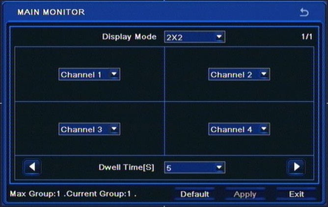 RECORDER S CONFIGURATION NDR-BA3208,NDR-BA3416 User s manual ver.1.0 Selecting Recording status displays an additional symbol on the screen, referring to the current status of the DVR channel.