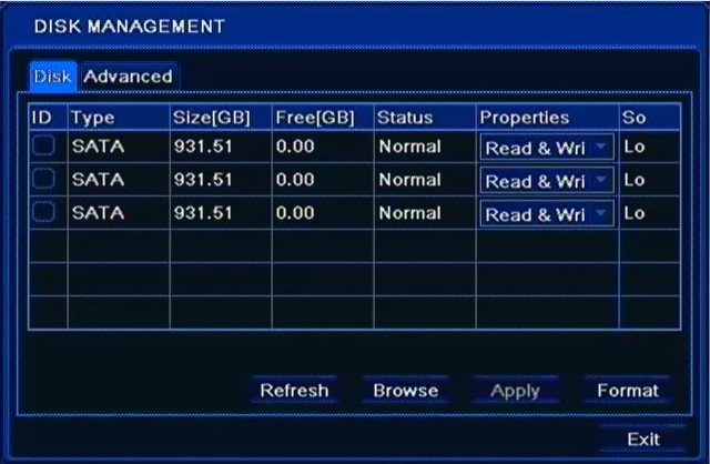 RECORDER S CONFIGURATION NDR-BA3208,NDR-BA3416 User s manual ver.1.0 5.3. Manual alarm Selecting MANUAL ALARM from the MAIN MENU displays the following screen.