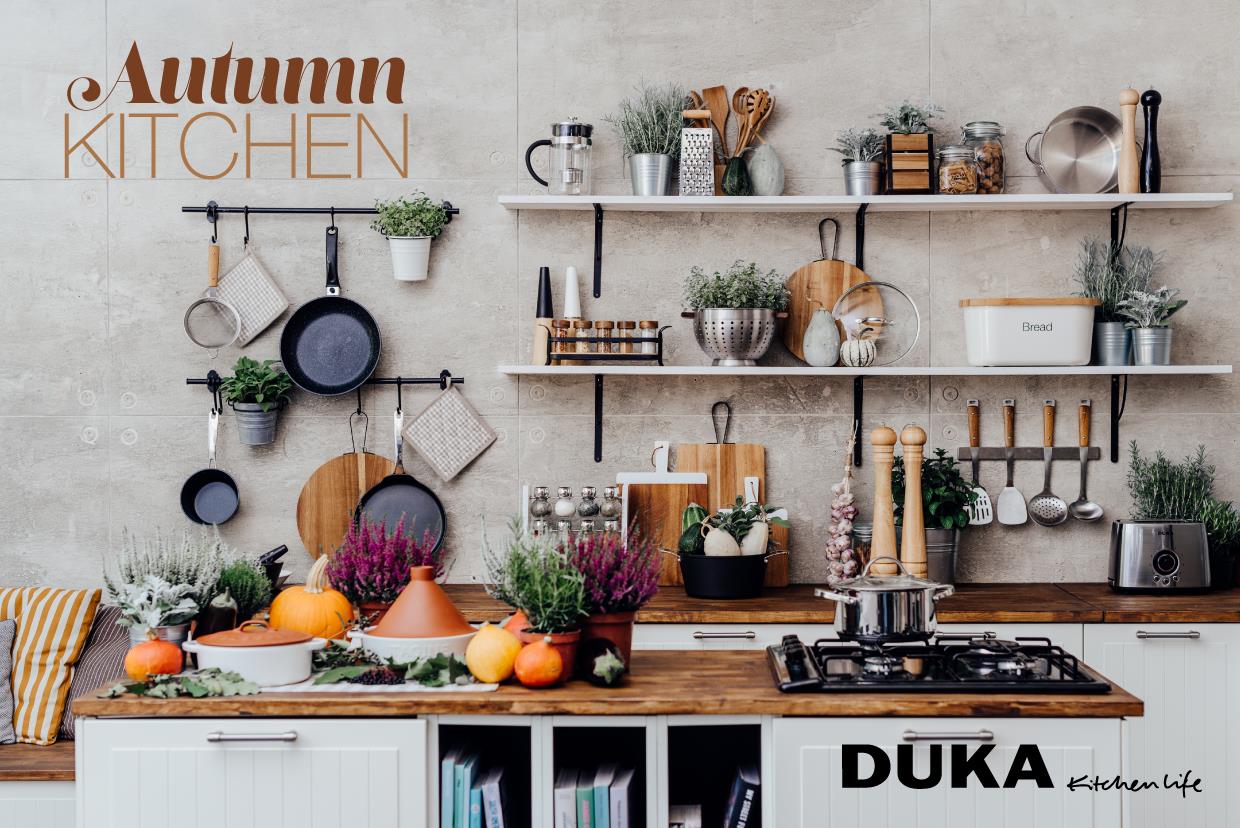 Warszawa, 20 października 2016 Autumn kitchen inspirujące nowości w kolekcji DUKA Wysmakowana kuchnia to miejsce, które zawsze kojarzy się z domem.