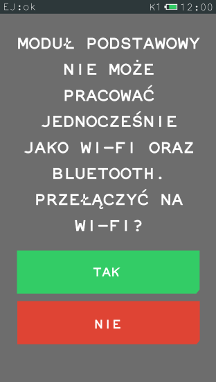 Kasa automatycznie wykrywa i rozpoznaje dołączone do niej moduły komunikacyjne, następnie uaktywnia odpowiednie funkcje oraz umożliwia ustawienie parametrów związanych z komunikacją kasy poprzez