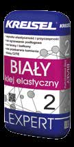 KLEJE DO PŁYTEK EXPERT 2 Elastyczny klej do betonu i gresu. ZASTOSOWANIE do przyklejania płyt podłogowych, płyt ściennych, stopnic, okładzin kątowych itp.