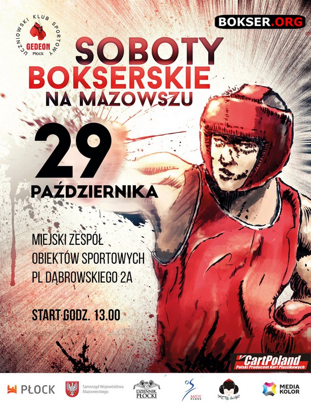 Organizatorzy bardzo serdecznie zapraszają do udziału w IV edycji Sobót bokserskich na Mazowszu, która odbędzie się 29