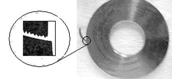 61 Rys. 4. Oprzyrządowanie umożliwiające nagłe przerwanie procesu skrawania [16] Fig. 4. Instrumented to a sudden interruption of the cutting process [16] Rys. 5.