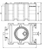 Tiefbau gaabau aquabau sportbau AQUAFIX 10PE SKPE AQUAFIX 10 PE - SKPE poietyenowy separator koaescencyjny z osadnikiem, przepustowość od 1,5 /s do 15 /s SKPE 01,5/0150 SKPE 03/0300 SKPE 06/0600 /s