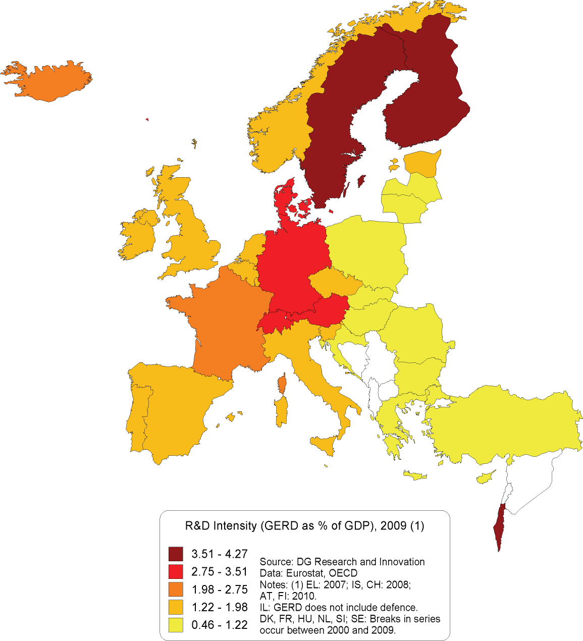 Wysokość nakładów na badania jako