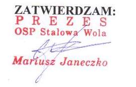 Ochotnicza Straż Pożarna w Stalowej Woli 37-450 Stalowa Wola, ul. Targowa 3 tel. (15) 810 99 98 fax.