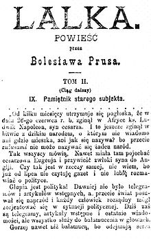 latach 1887 1889 w dzienniku Kurier Codzienny