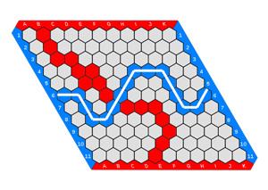 nie wpływa na grywalność http://en.wikipedia.org/wiki/file:hex-board-11x11-(2).