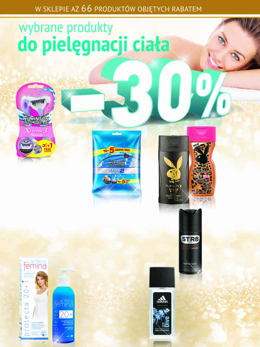 RABAT NALICZANY PRZY KASIE od 10,49 od 14,99 MASZYNKA DO GOLENIA XTREME 3 WILKINSON beauty - 10,49 zł 3 szt. + 1 szt. GRATiS 3,50 zł / 1 szt. ultimate plus - 11,49 zł 3 szt. + 1 szt. GRATiS 3,83 zł / 1 szt.