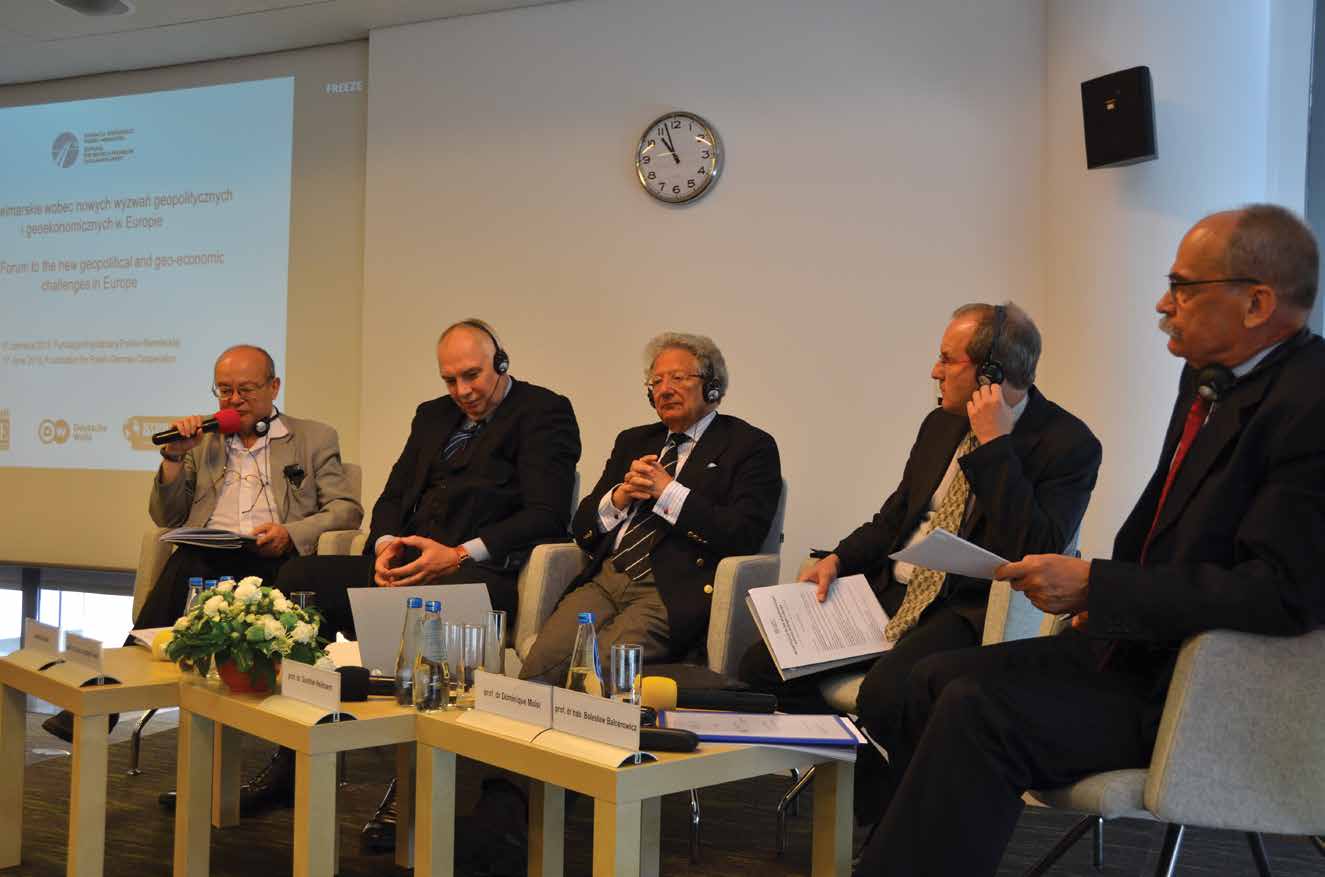 Konferencja Forum Weimarskie wobec nowych wyzwań geopolitycznych i geoekonomicznych w Europie 17 czerwca 2015 roku odbyła się zorganizowana przez FWPN międzynarodowa konferencja pt.