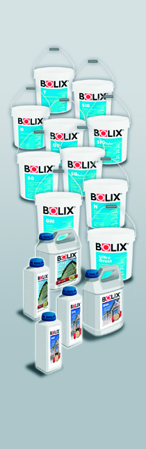 BOLIX O - preparat gruntujący służy do gruntowania podłoża przed wykonaniem cienkowarstwowych akrylowych i mineralnych wypraw tynkarskich.