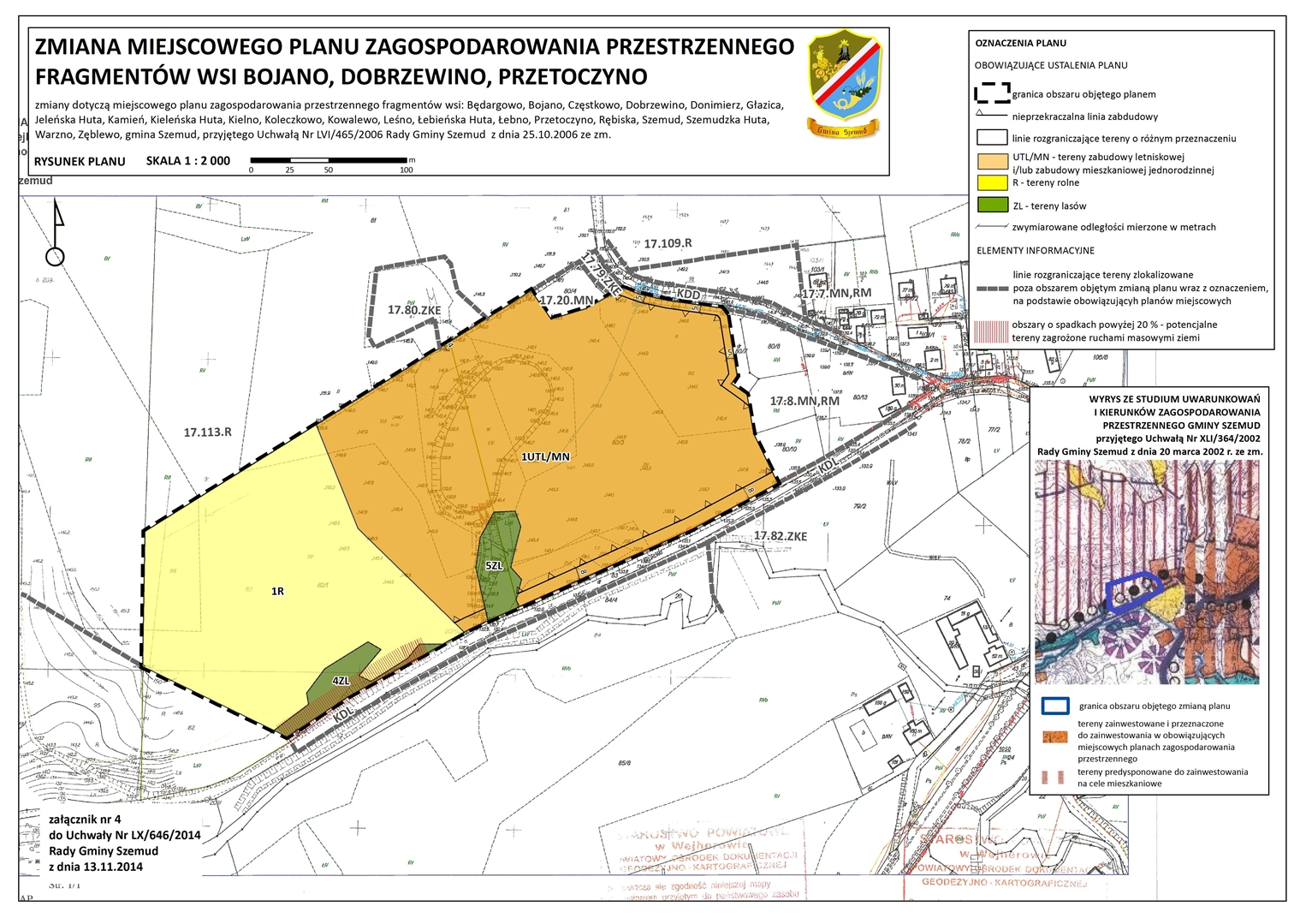 Załącznik Nr 4 do Uchwały Nr LX/646/2014 Rady Gminy Szemud z dnia 13 listopada 2014 r.