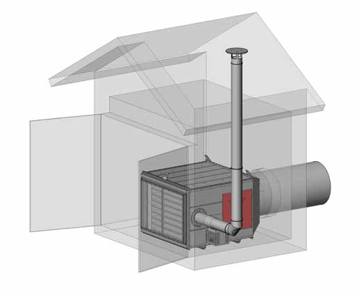 MONTAŻ Instalacja nagrzewnicy suszarni musi być prowadzona w obecności osoby znającej sposób montażu urządzeń suszarni.