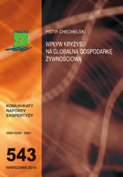 Komunikaty Raporty Ekspertyzy Zastosowanie metody DEA w analizie efektywności przedsiębiorstw rolniczych, nr 545 Autor: Agnieszka Bezat Rok wyd. 2011, 27 s.