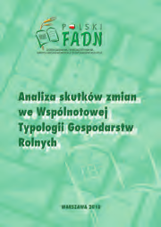 Polski FADN Porównanie sytuacji ekonomicznej gospodarstw rolnych w regionach FADN i NTS w 2008 r. Autor: Stanisław Mańko, Joanna Szmigiel, Alicja Wituszyńska ISBN: 978-83-7658-197-2 Rok wyd.