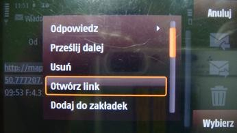 13. Żądanie jednej pozycji w formie linka Jeśli Twój telefon komórkowy ma możliwość połączenia z Internetem, możesz zażądać pozycji w formie linku, który przyjdzie na Twój telefon komórkowy.