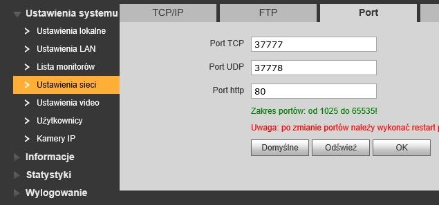 BCS-PAN1202S-2W 3.3.8 Ustawienia sieciowe Zakładka umożliwia: zmianę adresu IP, maski podsieci oraz bramy domyślnej, Rys.