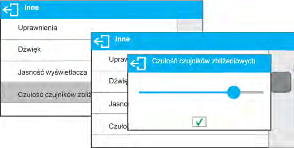 Dostępne poziomy uprawnień: ADMINISTRATOR; UŻYTKOWNIK ZAAWANSOWANY; UŻYTKOWNIK W zależności od wybranej opcji, użytkownik bez konieczności logowania się będzie mógł wejść i dokonać zmian w