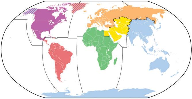 GEOGRAFICZNE STREFY ODPOWIEDZIALNOŚCI STRATEGICZNYCH DOWÓDZTW USA NORTH