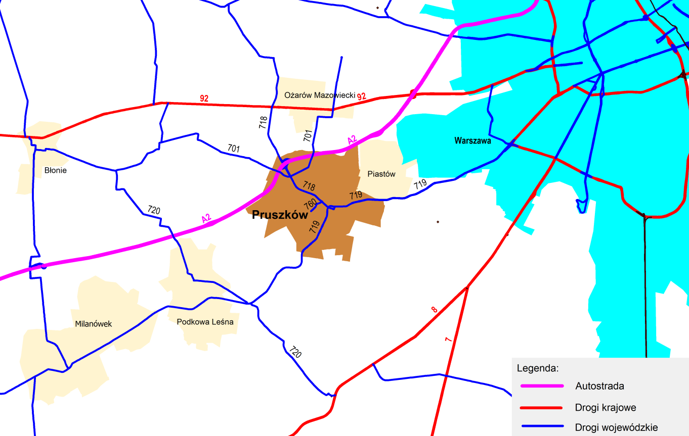 Plan zrównoważonego rozwoju publicznego transportu zbiorowego miasta Pruszków. 8 Dziennik Urzędowy Województwa Mazowieckiego 9 Poz.