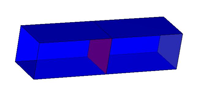 Rys. 4 Model wentylatora strumieniowego w programie PyroSim Symulacja pożaru testy instalacji Celem szeregu symulacji jest zbadanie efektów pracy instalacji tryskaczowej, wentylacji strumieniowej, a