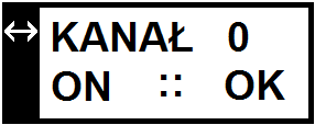 Jeśli pojawi się napis KANAŁ ERROR, znaczy to, że panel nie mógł się skomunikować z modułem OPH4MS.