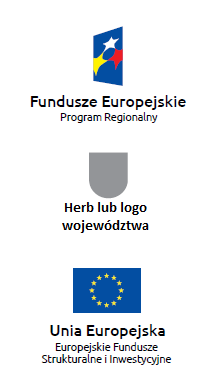 16.2. Kolejność znaków Znak Funduszy Europejskich umieszczasz zawsze z lewej strony, natomiast znak Unii Europejskiej z prawej.