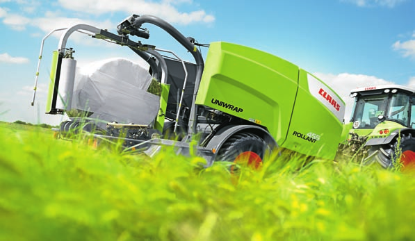 CLAAS COMMUNICATOR. CLAAS COMMUNICATOR z dużym, przejrzystym wyświetlaczem oraz technologia ISOBUS znacznie ułatwiają pracę prasą ROLLANT.