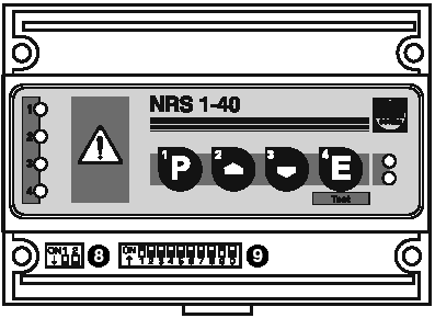 NRS 1-40 Strona 14 / 14 Postępowanie awaryjne Postępowanie awaryjne z ogranicznikiem poziomu wody.