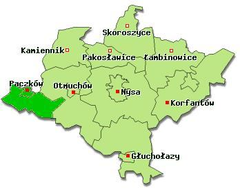 1.2. Ogólna charakterystyka Gminy Paczków Paczków to gmina miejsko-wiejska, zajmująca powierzchnię 79,69 km 2 i licząca 13 055 na dzień 31.12.2013 r. mieszkańców.