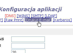 3 STRONA WWW URZĄDZENIA Funkcja drukowania z poczty e-mail (część 1) Dla urządzenia można skonfigurować konto pocztowe.