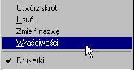 1 DRUKOWANIE Z SYSTEMU WINDOWS Uruchamianie sterownika drukarki za pomocą przycisku "Start" Ustawienia sterownika drukarki można skonfigurować, uruchamiając sterownik drukarki za pomocą przycisku