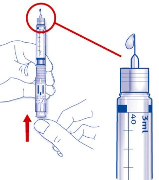 Używając nowego wstrzykiwacza OptiSet, pierwszy test bezpieczeństwa należy przeprowadzić z zachowaniem ustawionej przez producenta dawki 8 jednostek, w innym wypadku wstrzykiwacz nie będzie działał