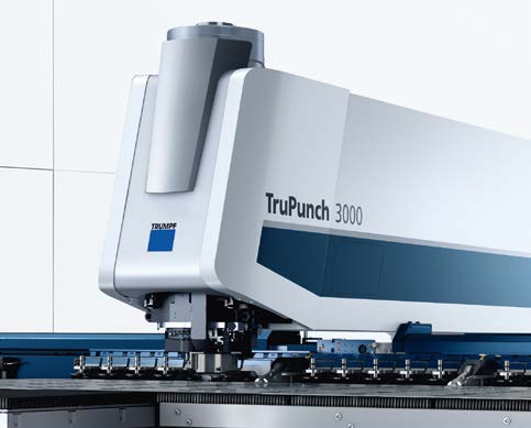 TruPunch 3000 Wydajność materiałowa dzięki maszynie uniwersalnej Firma TRUMPF jest światowym liderem w produkcji wykrawarek z możliwością bezodpadowej obróbki.