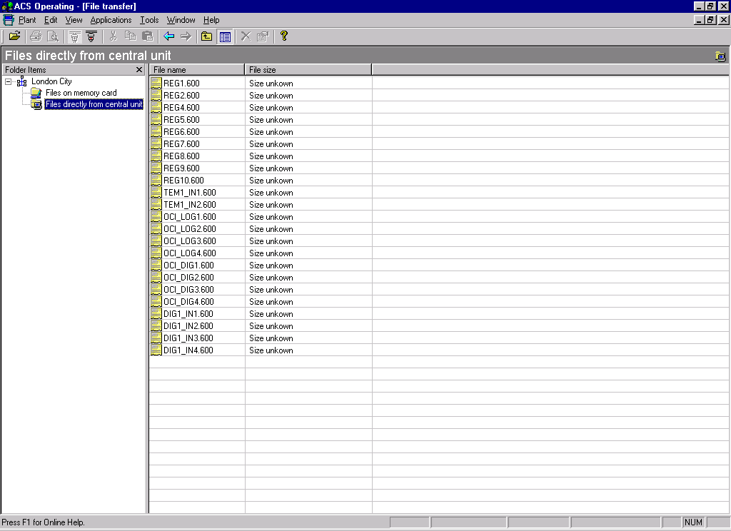 File Transfer (Transfer plików) Aplikacja daje możliwość wymiany plików między centralą komunikacyjną i PC.