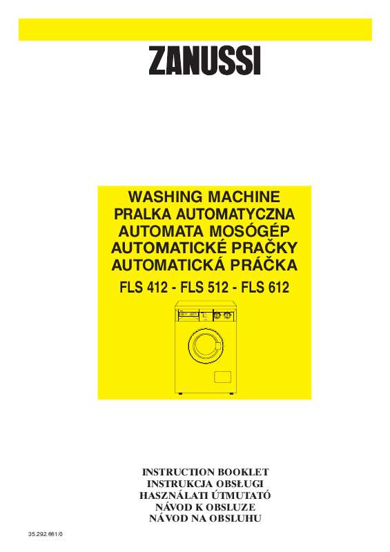 Możesz przeczytać rekomendacje w przewodniku, specyfikacji technicznej lub instrukcji instalacji dla ZANUSSI FLS412.