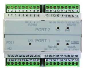 ETHERNET SIEÆ LOKALNA ETHERNET Miernik N10 Miernik N12 RS-485 RS-485 Komputer PC ODRÊBNY PRYWATNY ADRES IP: 192.168.0.1 PD8 STA Y PRYWATNY ADRES IP: 192.168.0.145 koncentrator PD21 Regulator RG24 Rys.
