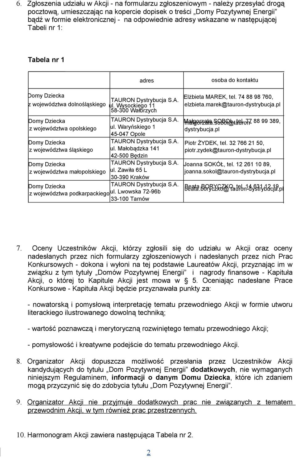 podkarpackiego adres ul. Wysockiego 11 58-300 Wałbrzych ul. Waryńskiego 1 45-047 Opole ul. Małobądzka 141 42-500 Będzin ul. Zawiła 65 L 30-390 Kraków ul.