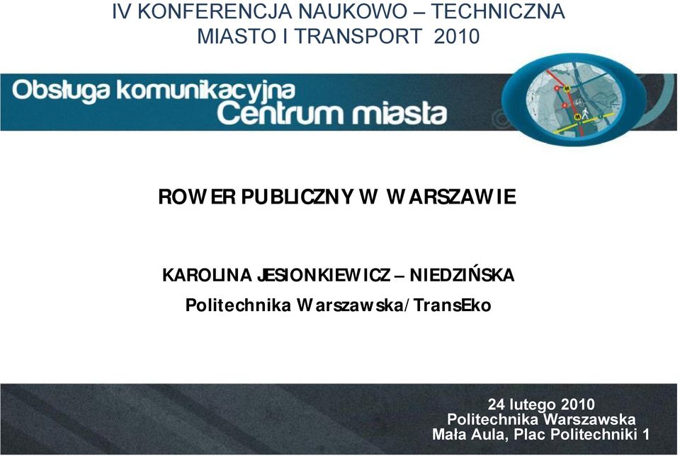 NIEDZIŃSKA Politechnika Warszawska/TransEko 24 lutego