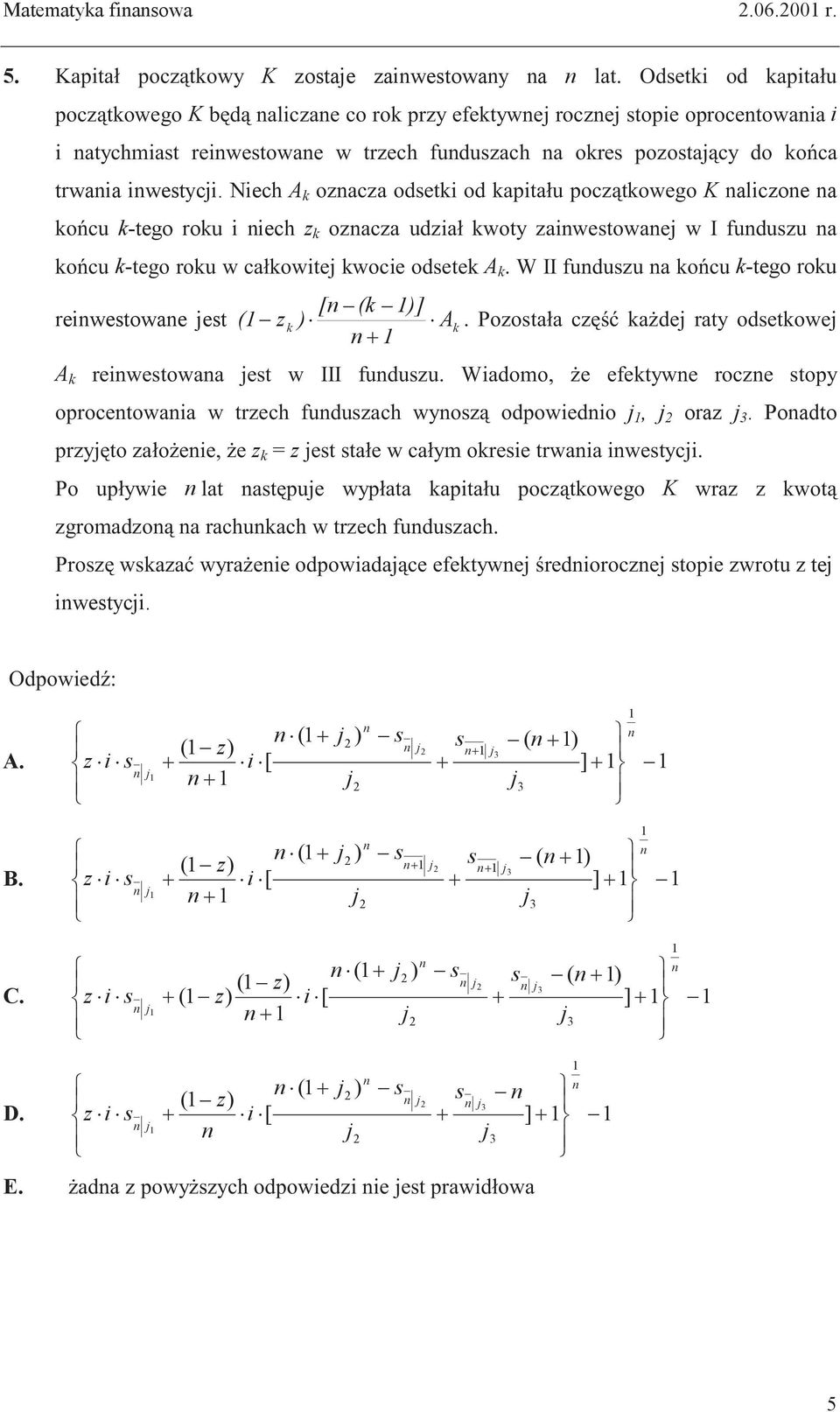 A '(6 5-ego rou reweowe e A ] ( [ z ( ' 7 % *!! A! 6' ( & 6 6, orz. Podo!