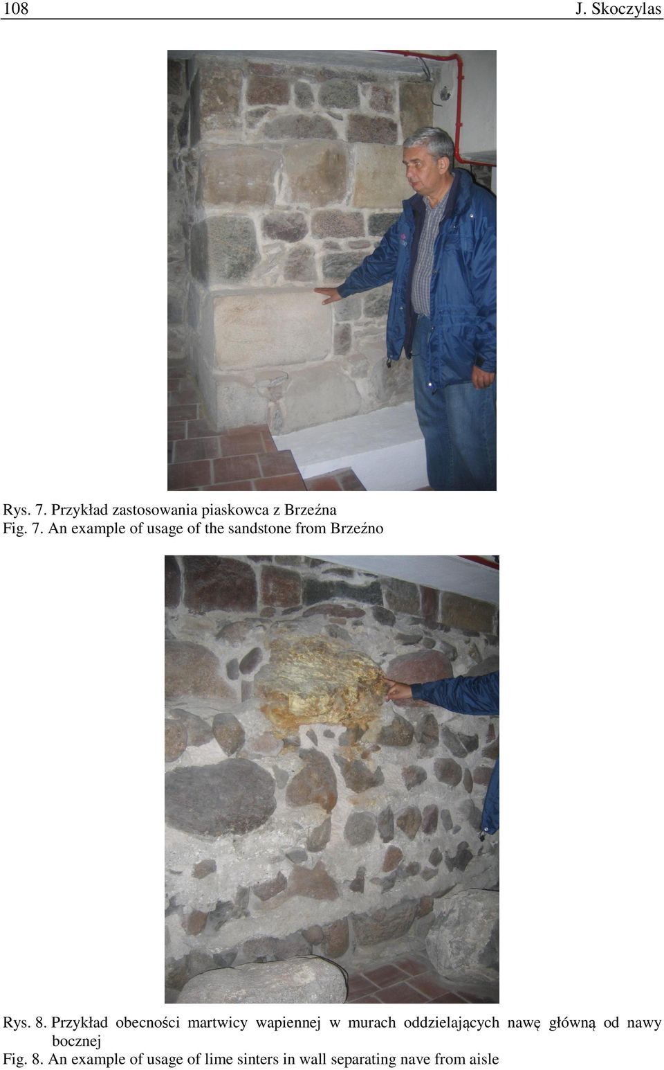 An example of usage of the sandstone from Brzeźno Rys. 8.