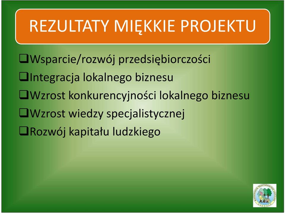 Wzrost konkurencyjności lokalnego biznesu