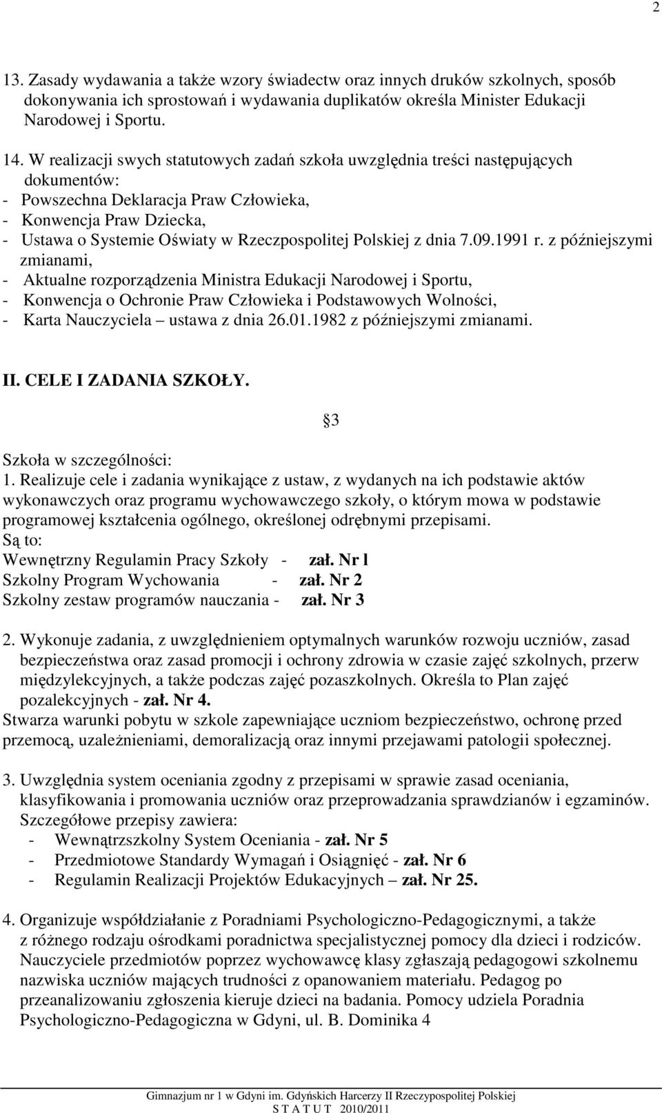 Polskiej z dnia 7.09.1991 r.