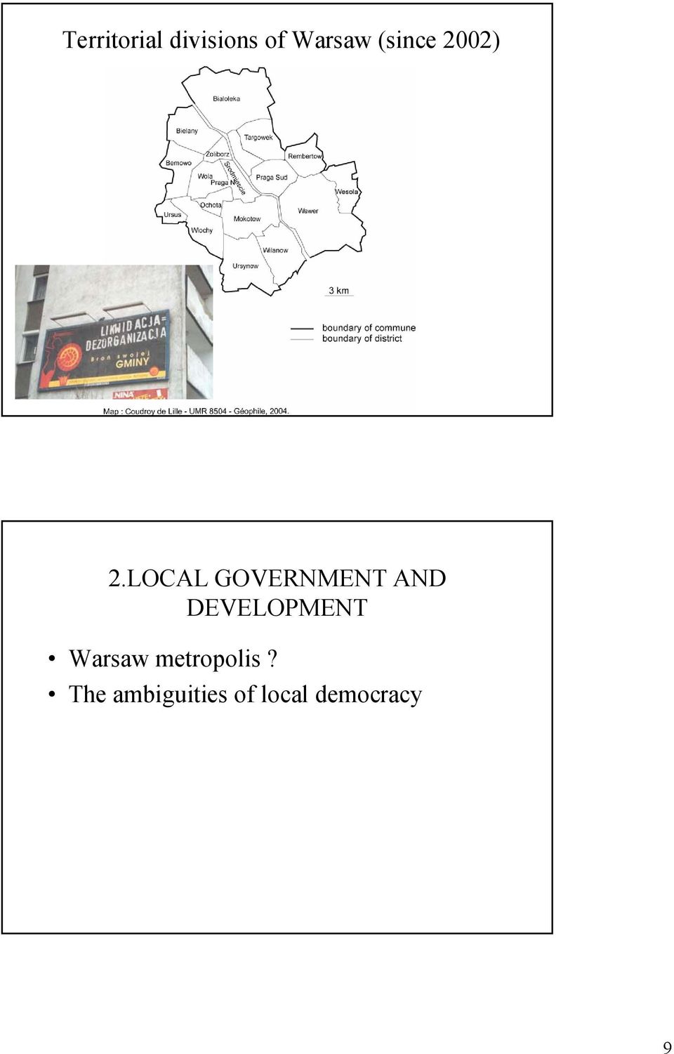 LOCAL GOVERNMENT AND