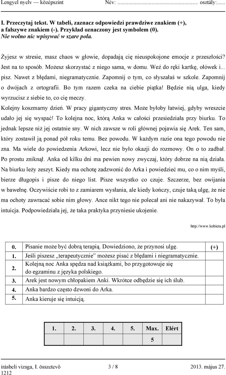 Nawet z błędami, niegramatycznie. Zapomnij o tym, co słyszałaś w szkole. Zapomnij o dwójach z ortografii. Bo tym razem czeka na ciebie piątka!