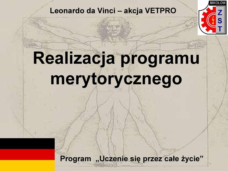 programu merytorycznego