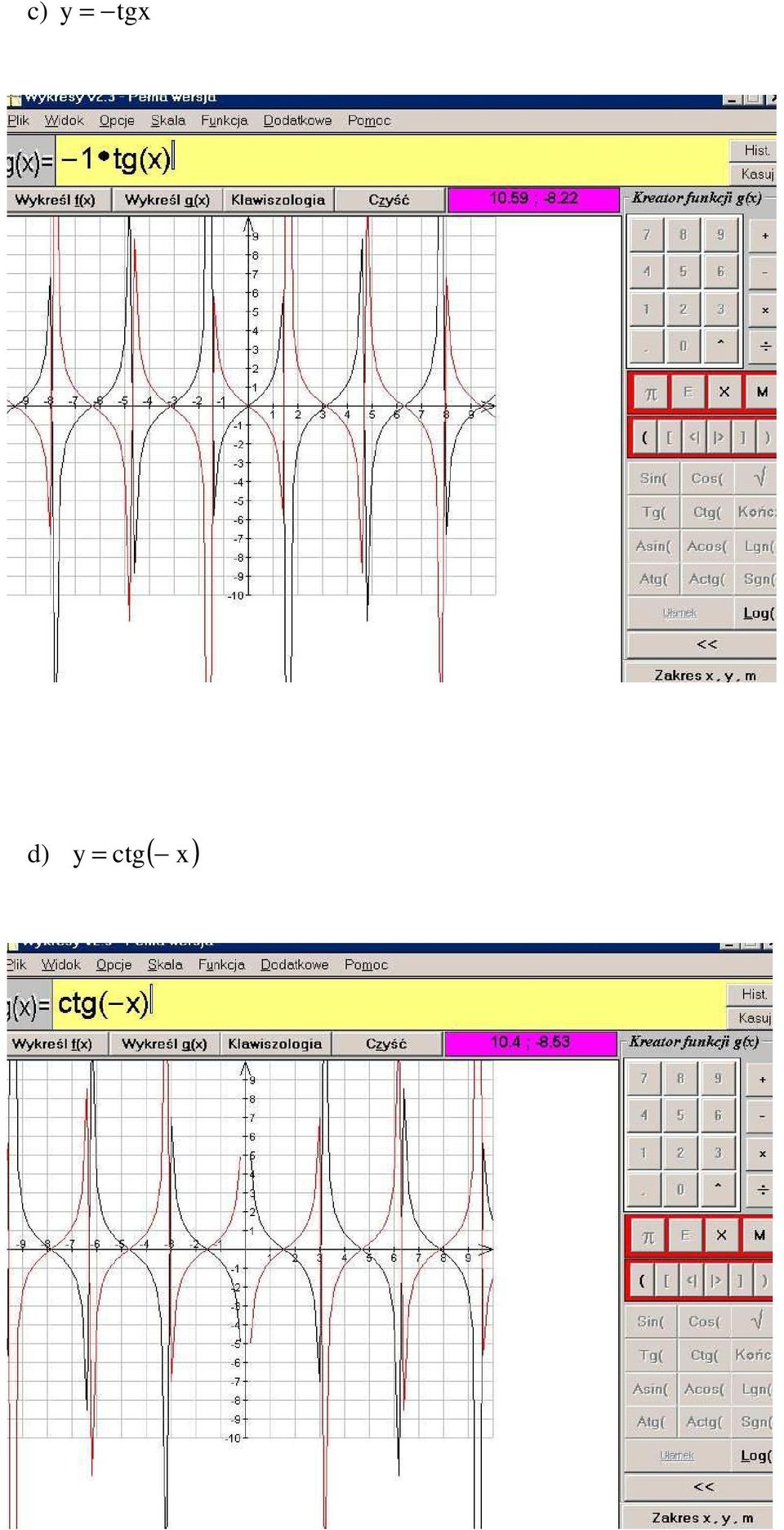 = ctg( x)