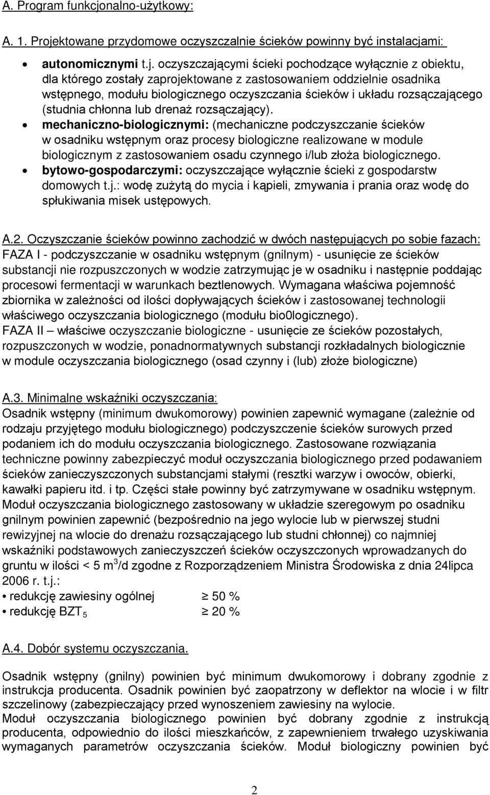 ktowane przydomowe oczyszczalnie ścieków powinny być instalacja